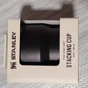 Stanley 10 oz. Stay Hot Stacking camp Cup Black 2.0. NWT